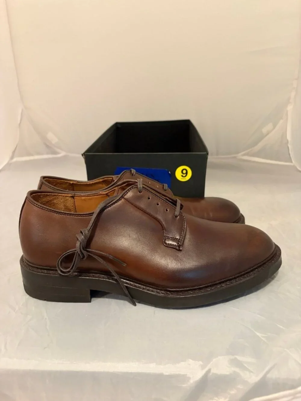 Allen Edmonds Drake Mahogany LE leather brown men’s dress shoes size 9 3E 6562S